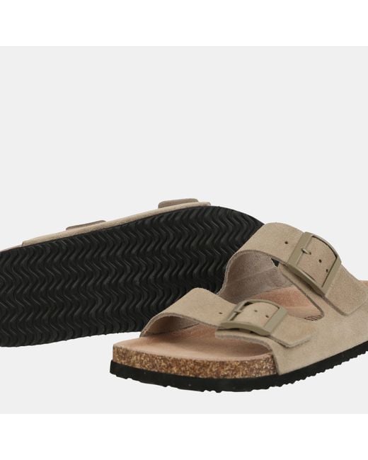 Jack Wills Natural Jw Cork Strap Flat Sandals