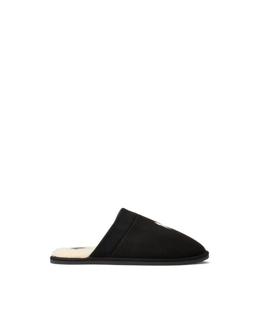Polo Ralph Lauren Black Klarence Mule Slippers for men