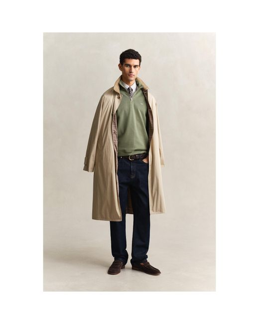 Gant Green Shield Half-Zip Sweatshirt for men