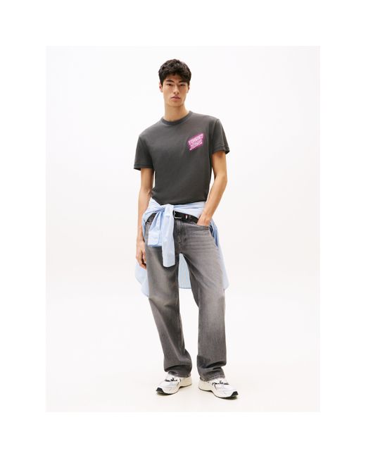Tommy Hilfiger Gray Graphic T-Shirt for men