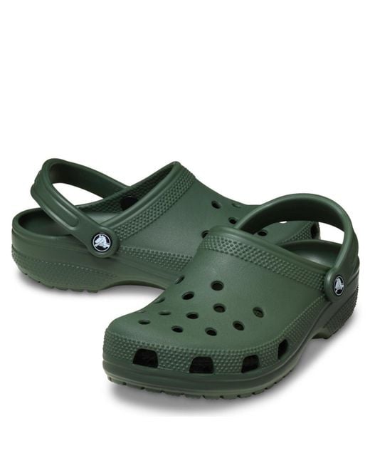 CROCSTM Green Classic Cloggs for men