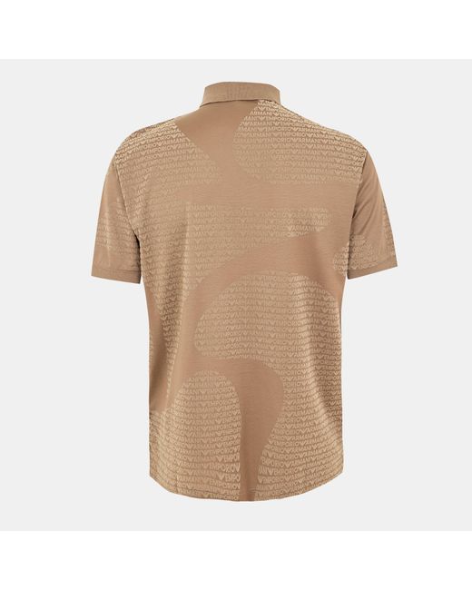 Emporio Armani Natural Short-Sleeve Polo Shirt for men