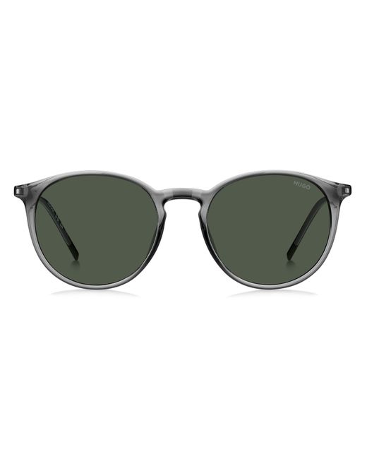 HUGO Green Round Sunglasses for men