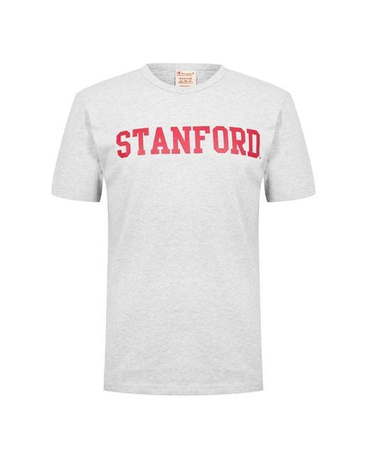 Champion White University T Shirt for men