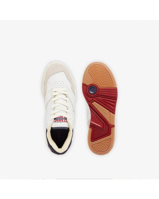 Lacoste White Lineshot Leather Trainers Size 9 for men