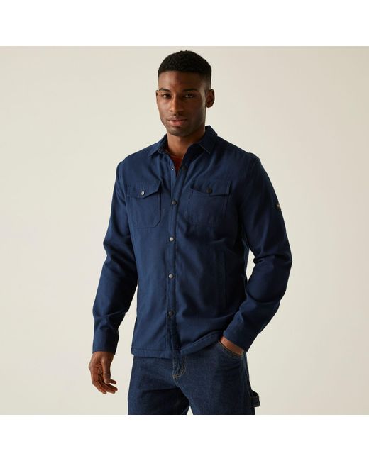 Regatta Blue Spennith Shacket for men