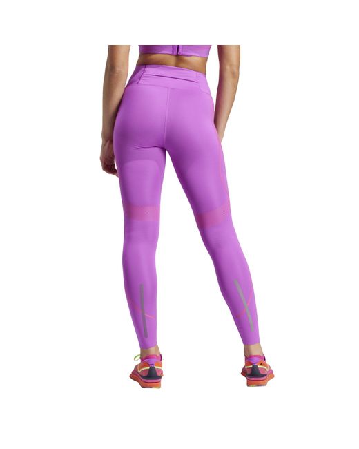Adidas Purple Performance Running Tights