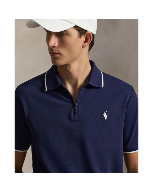 Polo Ralph Lauren Blue Short Sleeve Polo Shirt for men