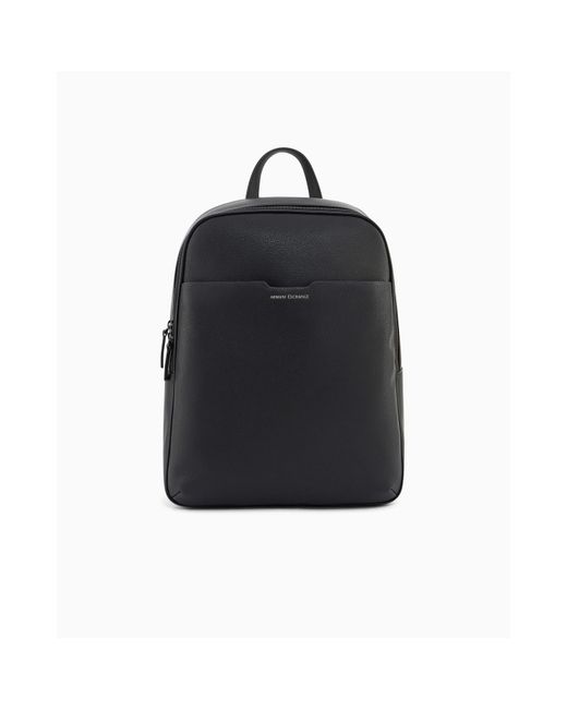 ARMANI EXCHANGE Black Backpack for men
