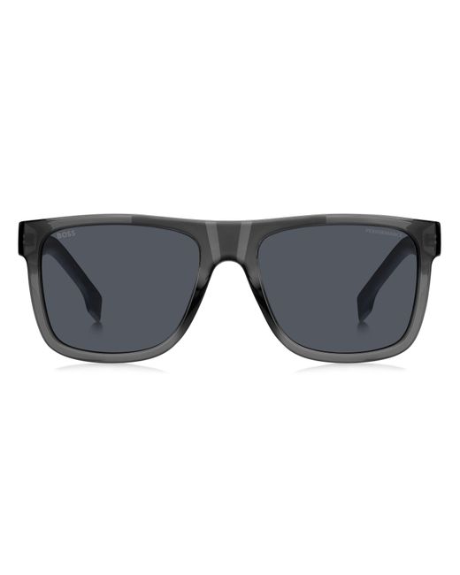 Boss Black Round Sunglasses for men