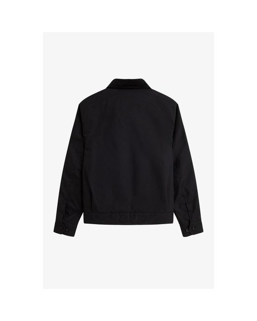 Fred Perry Blue Caban Barn Jacket for men