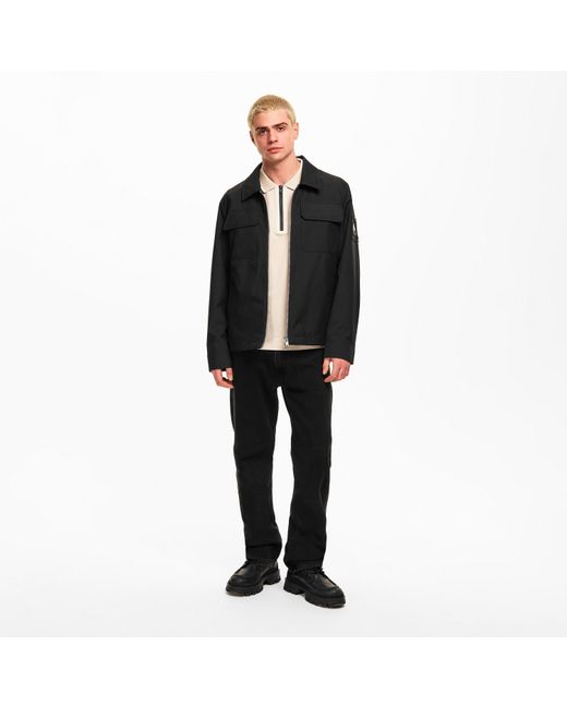 Moose Knuckles Black Jacques Os Overshirt for men
