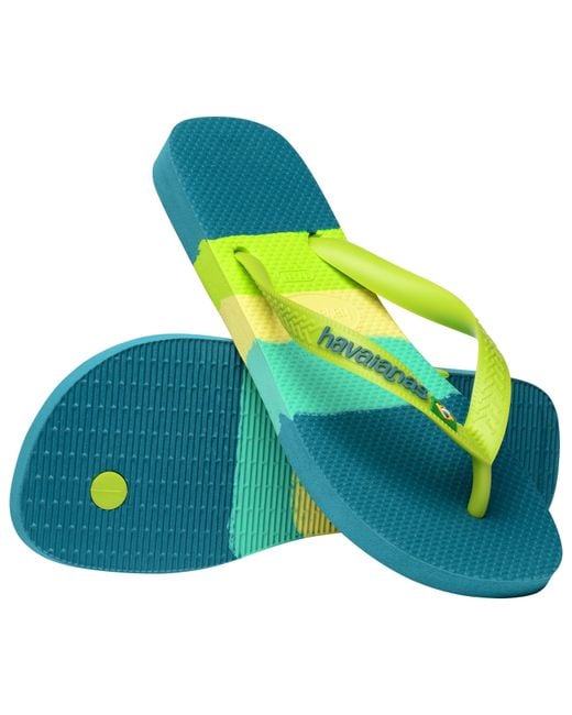 Havaianas Blue Hav Brasil Tech Flip Flops