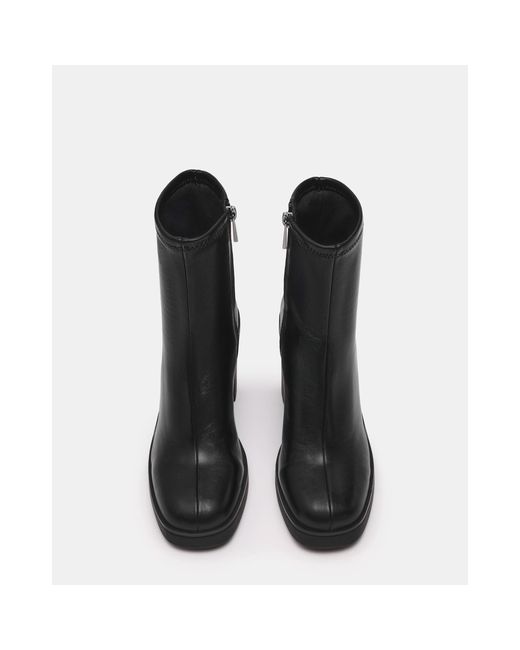 Steve Madden Blue Mesmerize Block Heel Boot Size 8