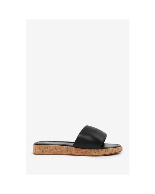 Where's That From Black Where's Sliders Flat Sandals