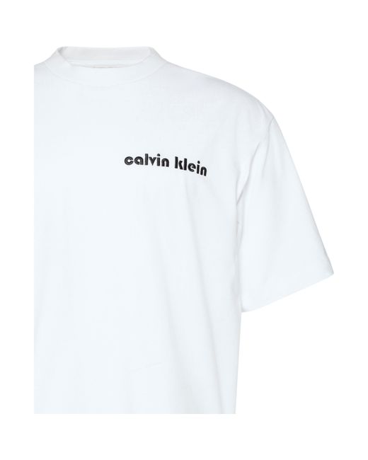 Calvin Klein White Bubble T-Shirt for men