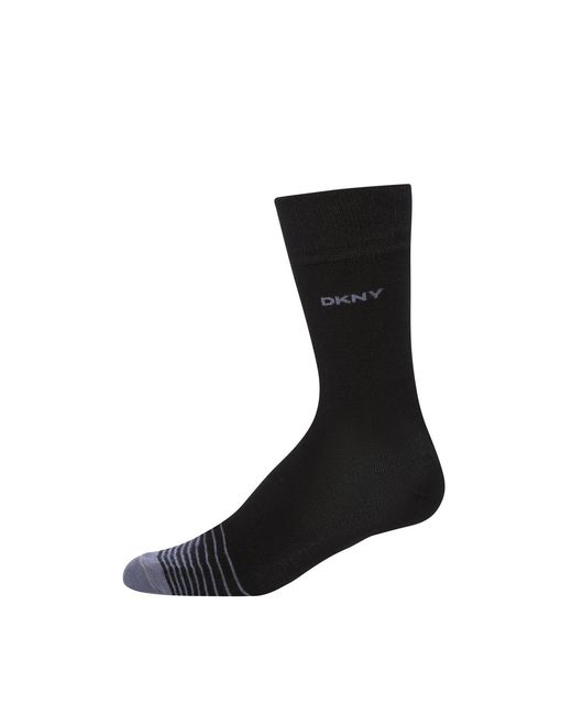 DKNY Black 6 Pack Socks Ross for men