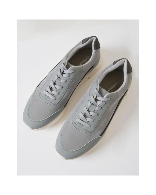 Threadbare White Ariba Trainer Casual Low-Top Trainers for men