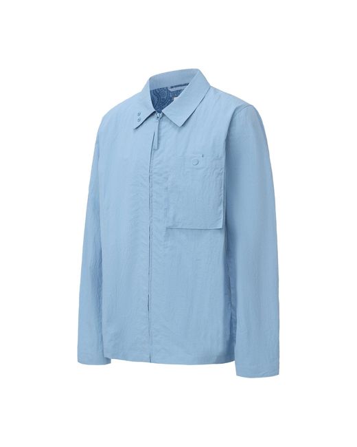 Pretty Green Blue Heaton Overshirt for men