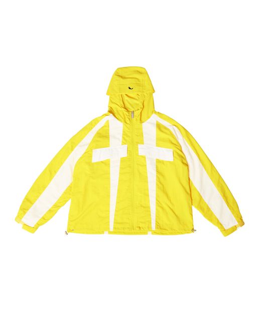 No Fear Yellow Fear Panelled Track Jacket for men