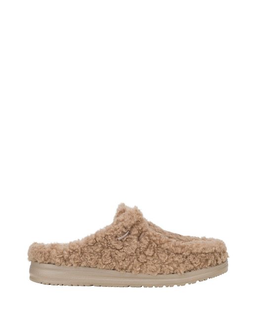 HeyDude Brown Wendy Slipper