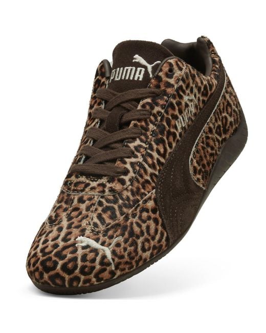 PUMA Brown Speedcat Pony Low-Top Trainers