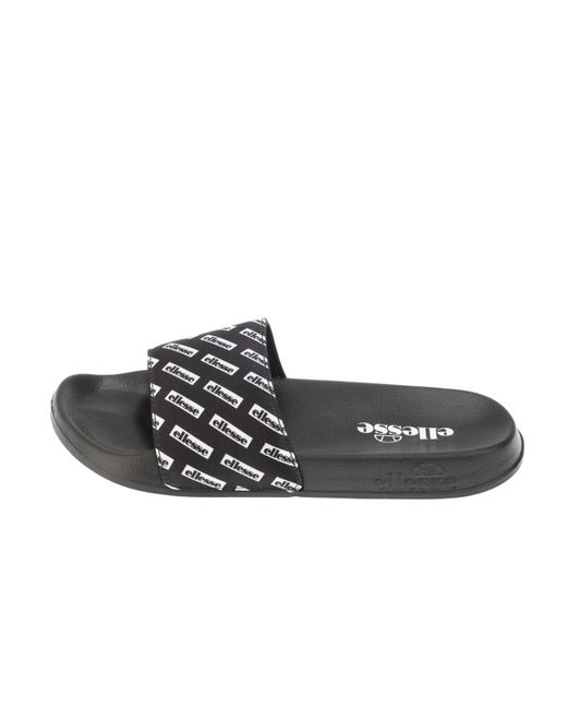 Ellesse Black Pool Slider for men