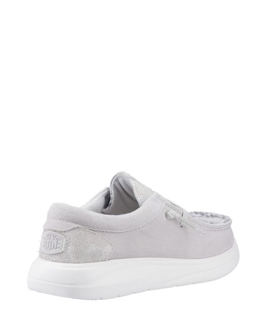 HeyDude White Wendy Comf Shoe