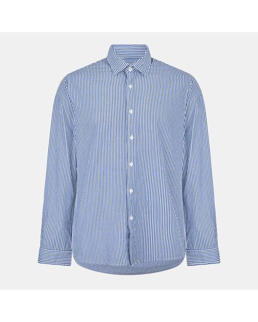 Peter Werth Blue Long Sleeve Plain Shirt for men