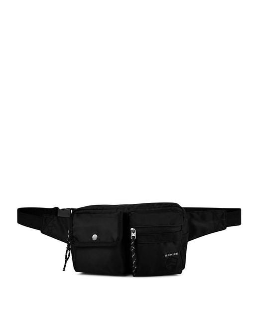 Howick Black Nylon Crossbody Bag for men
