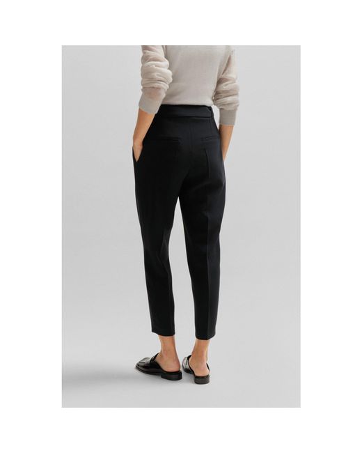 Boss Black Tapia Pleated Trousers