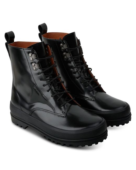Superga Black High-Top Trainers