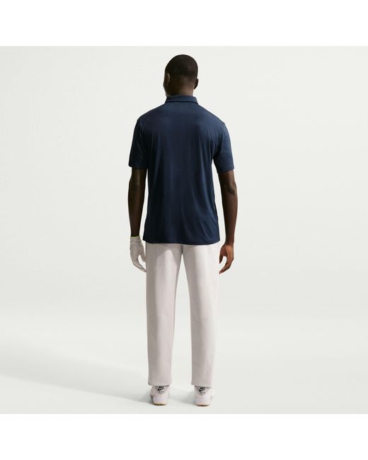 Nike Blue Short Sleeve Performance Polo Shirt for men