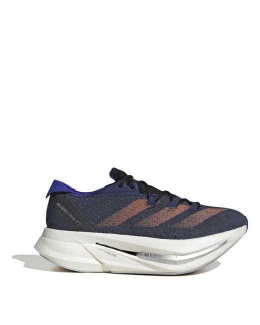 Adidas Blue Adizero Prime X 2.0 Strung Running Shoes for men