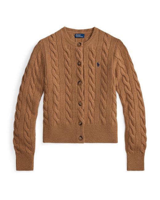 Polo Ralph Lauren Natural Cable Knit Cardigan
