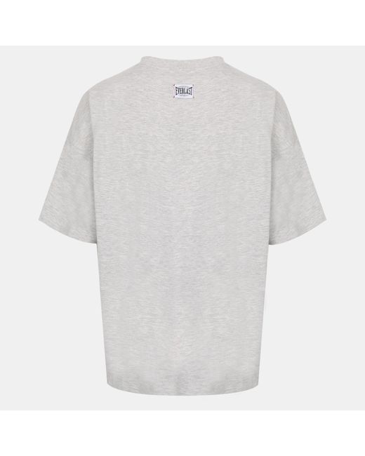 Everlast White Hdguard Cotton Short Sleeve Crew Neck T-Shirt for men