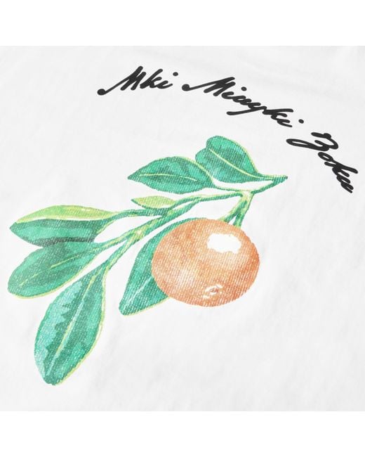 MKI Miyuki-Zoku White Mki Citrus Graph T Sn64 for men