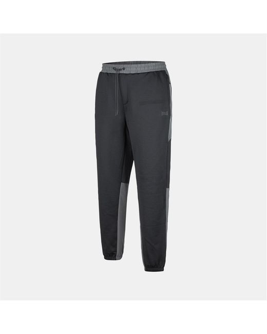 Everlast Black Nrg Closed Hem Poly Tracksuit Joggers for men