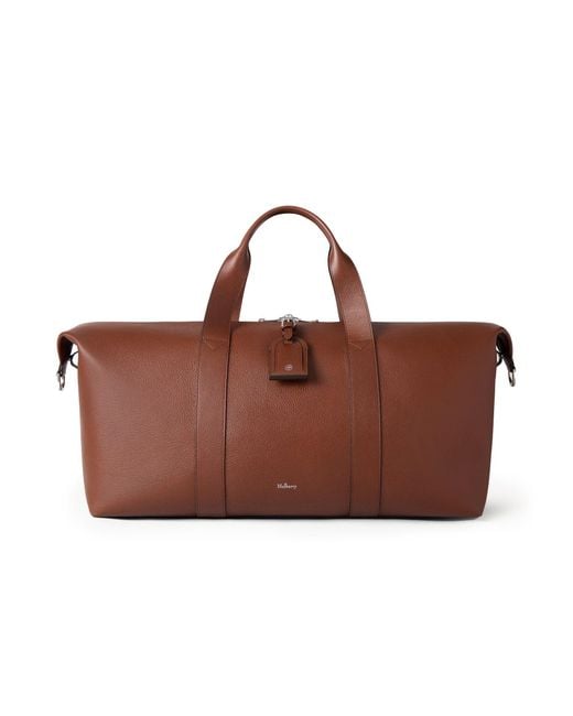 Mulberry Brown Heritage Medium Leather Clipper for men