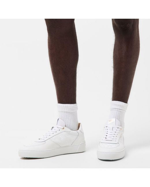 Android Homme White Omega Camo Trainers for men
