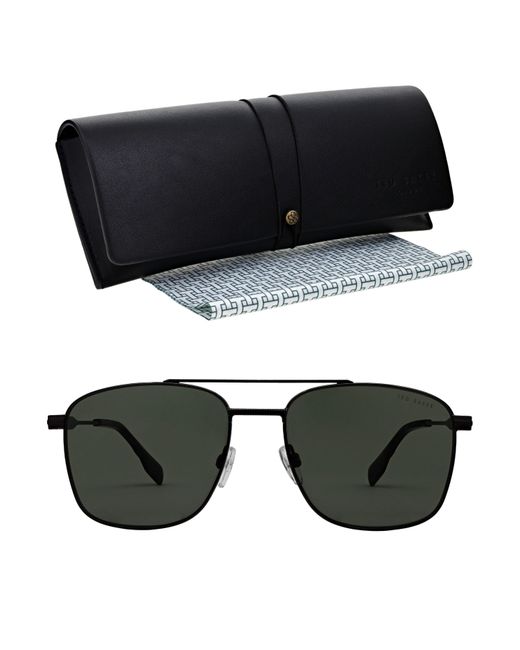 Ted Baker Multicolor Bak Chase Uv Protection Rectangle Sunglasses for men
