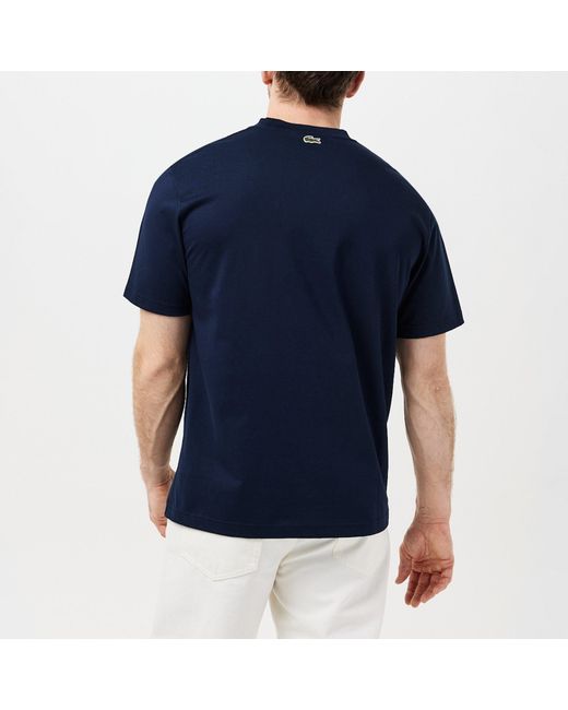 Lacoste Blue Big Logo T-Shirt for men