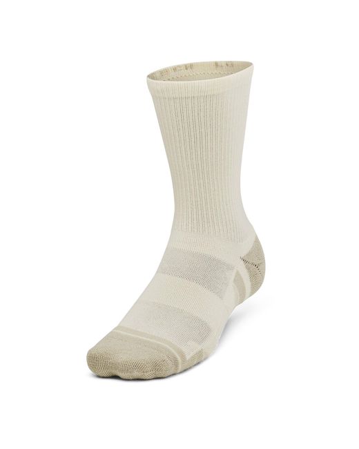 Under Armour Green Ua Performance Tech 3-Pack Crew Socks