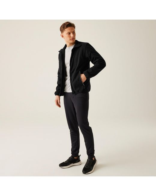 Regatta Black Crinkle Hooded Jacket for men
