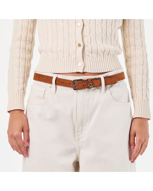 Ralph Lauren Brown Adjustable Leather Belt