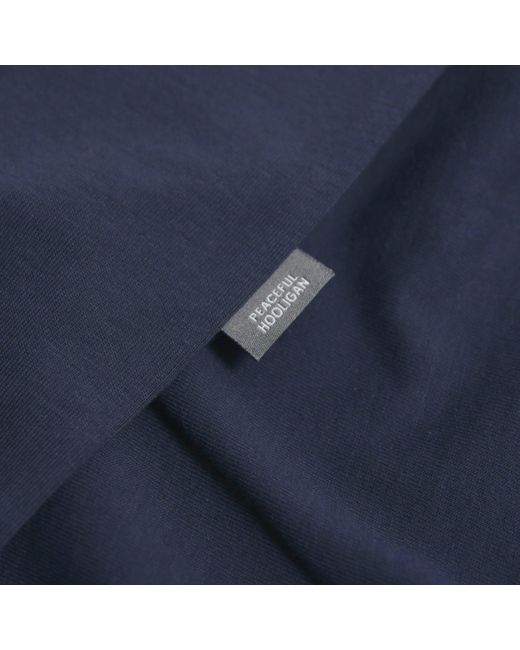 PEACEFUL HOOLIGAN Blue Peaceful Brothers Regular Fit T-Shirt for men