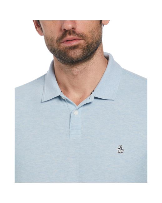 Original Penguin Blue Daddy Polo Shirt for men
