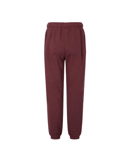 Slazenger 1881 Red Cuffed Fleece Jogging Bottoms for men