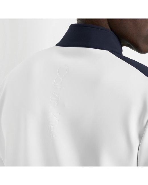 Calvin Klein Blue Performance Golf Jacket for men