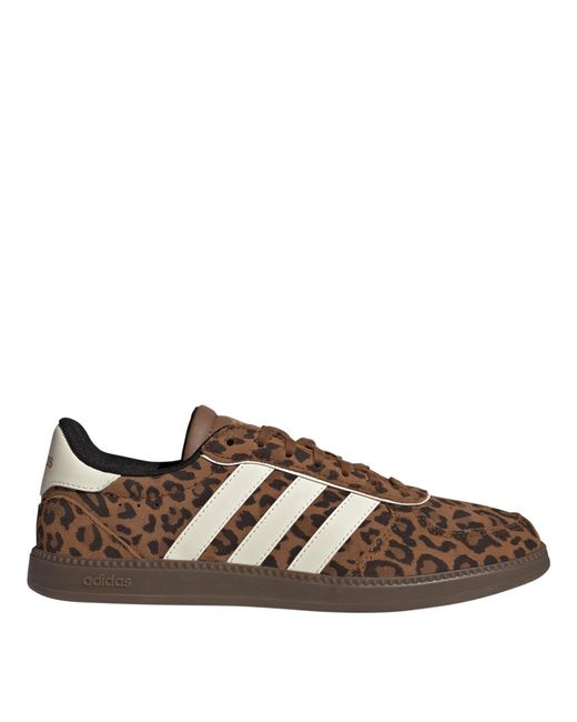 Adidas Brown Breaknet Sleek Suede Shoes